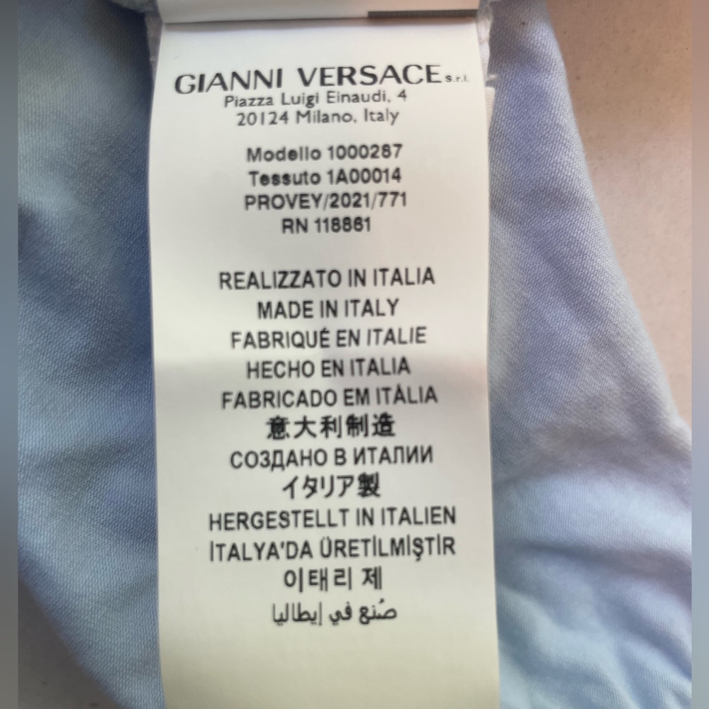 VERSACE
Baby Blue Medusa Bodysuit - Picture 10 of 14